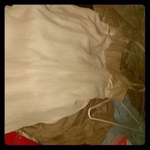 Floor length spaghetti string dress